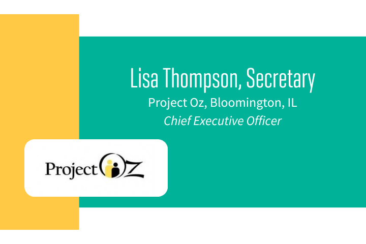 Lisa Thompson, Secretary